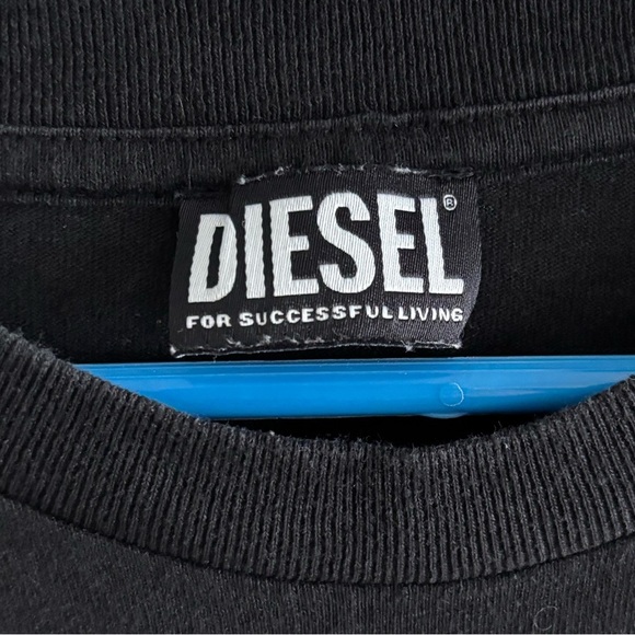 Diesel man race print tee black size L - Picture 5 of 14
